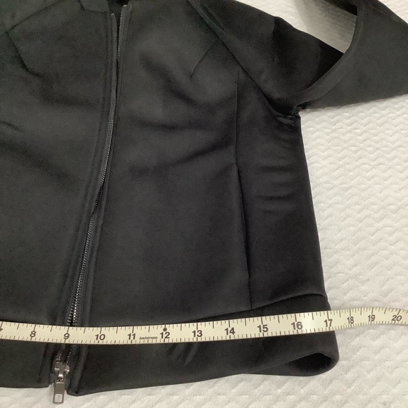 Nameless Men’s Black Neoprene Minimalist Zip up jacket Size S - Picture 12 of 12